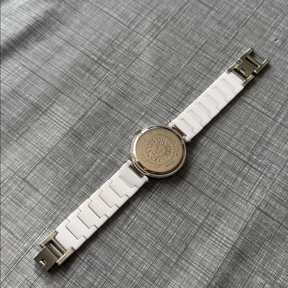 Anne Klein White Diamond Accent Ceramic Watch - Picture 9 of 12